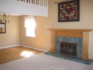 formal living room and dining area