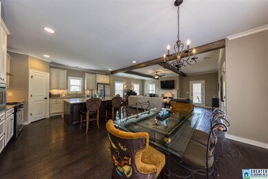 KITCHEN, DINING ROOM AND LIVING ROOM ARE VERY OPEN