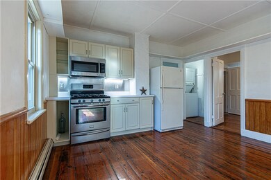 1st floor kitchen with original pine floors