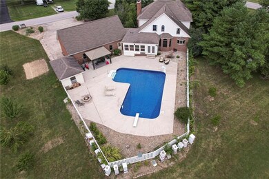 Aerial view facing Northwest 