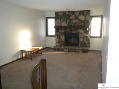 Large Family Room with fireplace.