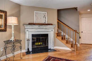 Yes, it is a wood burning fireplace.