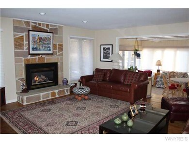 Family Room Another view of the family room & adjo