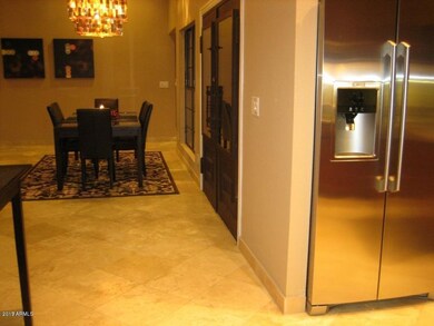 Formal dining area open to kitchen