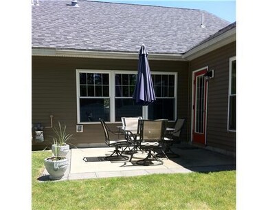 Exterior Front. Back patio