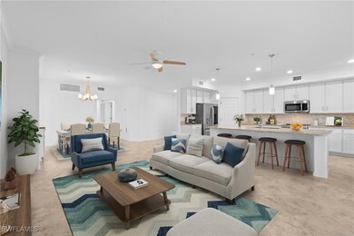 Living area (virtually staged)