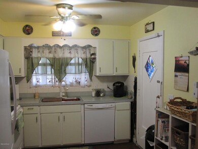Kitchen door to carport