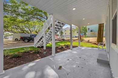 View of patio / terrace featuring stairway
