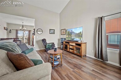 Living room featuring hardwood / wood-style floors