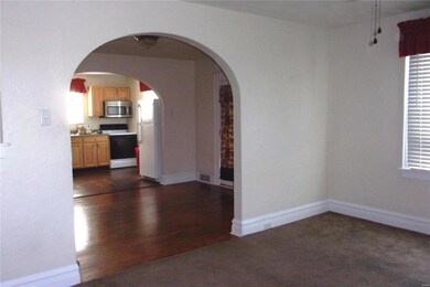 View from LR, thru dining room to Kitchen!