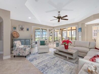 Living room featuring a wealth of natural light, c