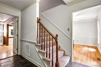 Foyer looking toward formal dining room