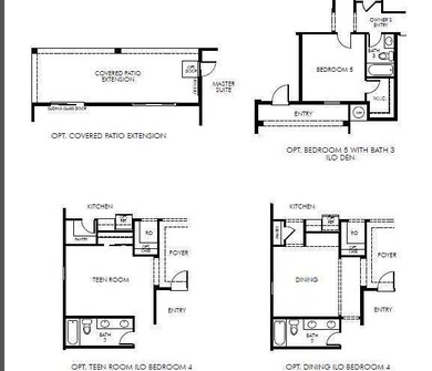2628 Floor Plan Options