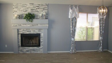 STONE FIREPLACE