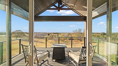 Balcony off of main home