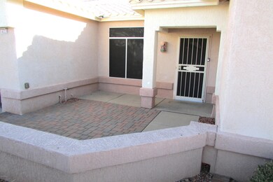 Pavers in front court make great sitting