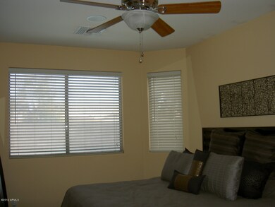 Bay window in master bedroom