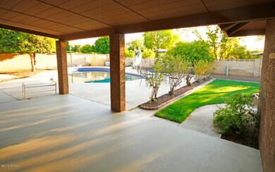 back patio pool views