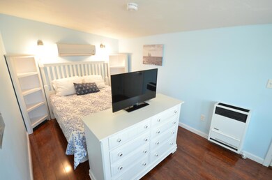 Bedroom with gas heat