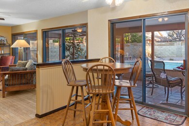 Eat In Kitchen Accessing Covered Patio