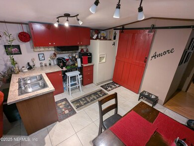 kitchen and dining