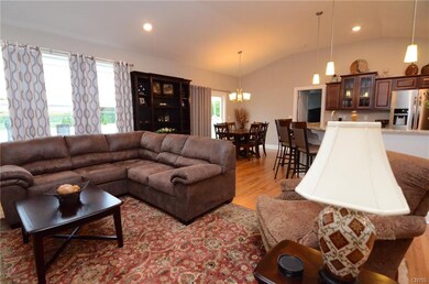 Welcome to the Great Room with soaring barrel styl