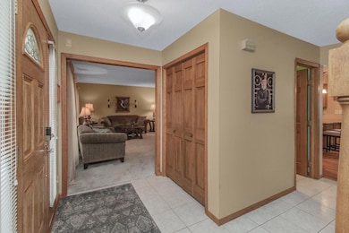 Entry looking into living room