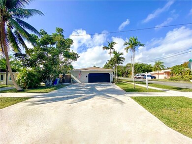 Large driveway