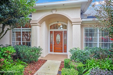 Landscaped entry