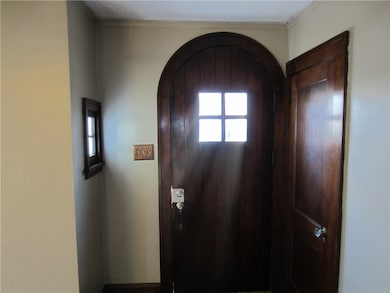 Arch exterior wood door!