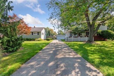 View of front of home with a front yard