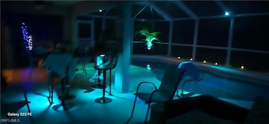 View of home theater room