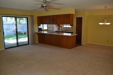 Living Room, kitchen, and dining space