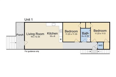 Front Unit Floorplan