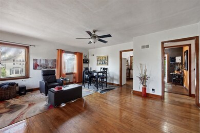 Living Room with dining area