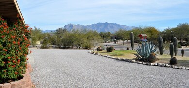 Mountain view from front yard