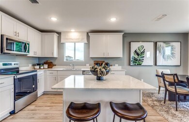 Spacious kitchen *Photos of furnished model. Not a
