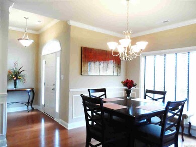 Formal Dining Room looking into open Foyer.
