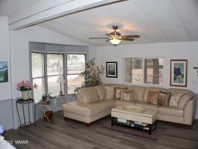Living Room - bay windows