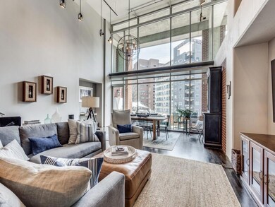 Another pretty view of living and dining area.