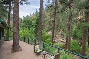 Private Patios Perched Above Oak Creek