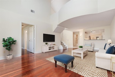 Virtually Staged | Great Room with skylights