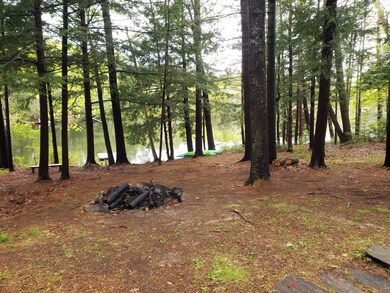 fire pit and calm water