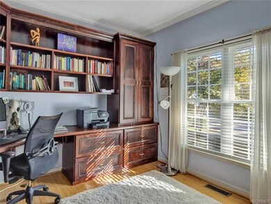 Private, First Floor Office with Custom Built-Ins/