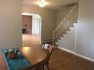 Dining to foyer to living room