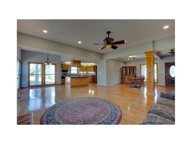 Formal dining room with plenty of room to expand f