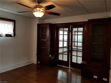 Dining room or office off of the kitchen and into 