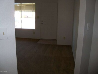 Family room and front entry from kitchen