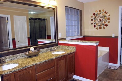 Double vanities & lots of space!