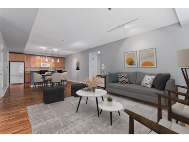 Spacious living and dining space